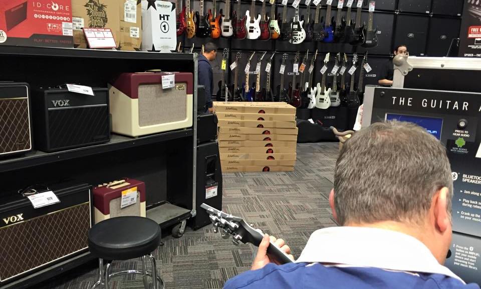 Maurice in Guitar Centre