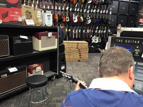 Maurice in Guitar Centre