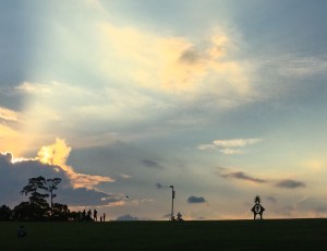 Kite flying on Miller Hill