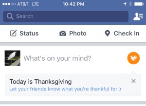 FaceBookThanksgiving